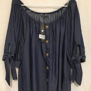 Brand new unique spectrum blouse